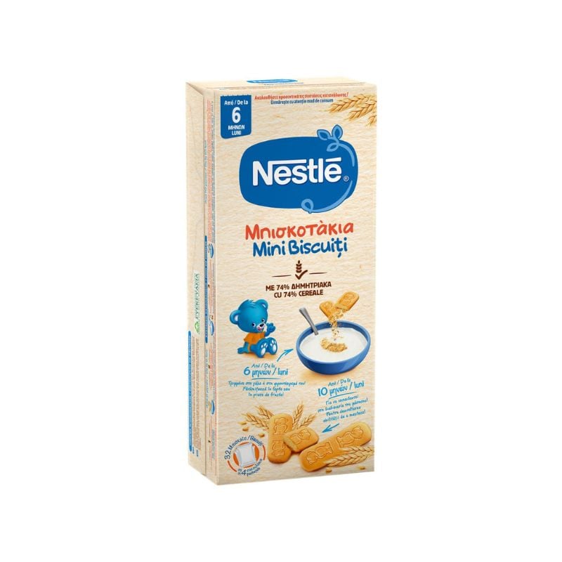 Mini biscuiti 6 luni+, 180 g, Nestle