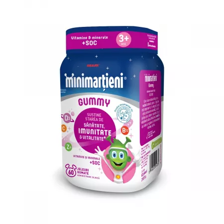 Minimartieni Gummy cu soc, Walmark | 60 jeleuri