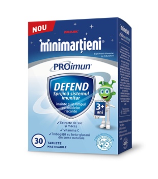 Minimartieni PROimun Defend 3+ ani, 30 tablete, Walmark
