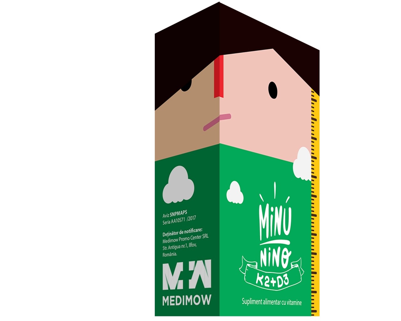Minunino spray oral vitamina D3+K2, 12.5ml, Medimow
