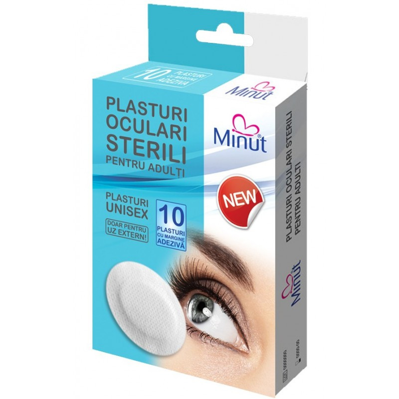 MINUT Plasturi ochi adulti x10