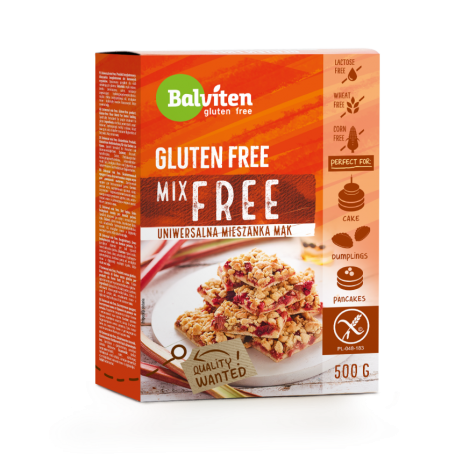 Mix de faina universala fara gluten, 500g, Balviten