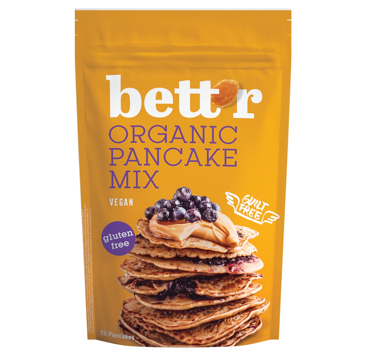 Mix eco pentru clatite fara gluten, 400g, Bettr