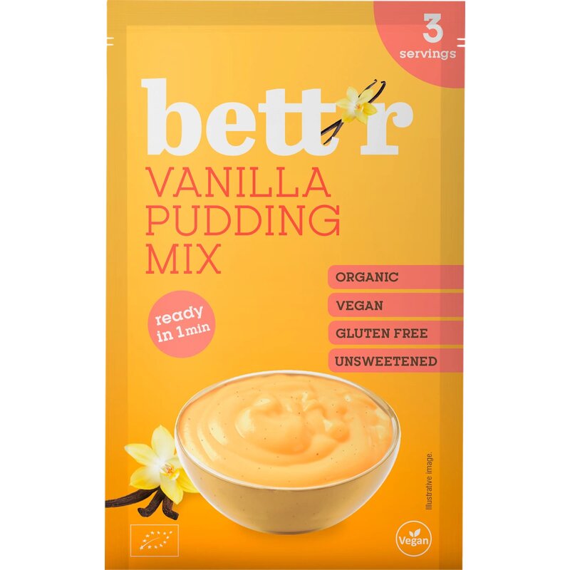Mix pentru budinca cu vanilie bio 30g Bettr