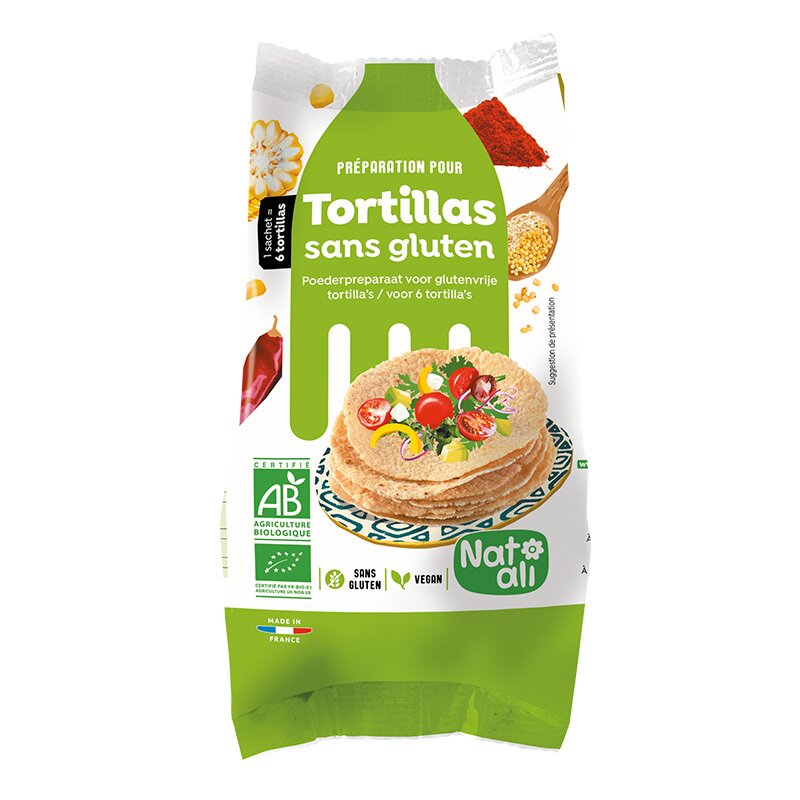 Mix pentru tortilla bio 200g Nat-ali