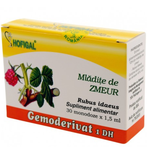 Mladite de zmeur gemoderivat, Hofigal | 30 monodoze
