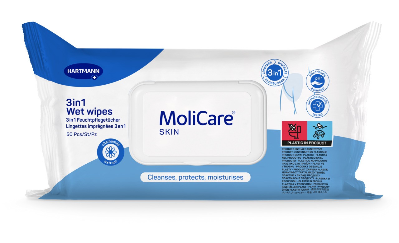 MoliCare Skin Servetele umede, 50 bucati – Hartmann