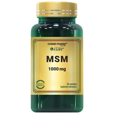 MSM 1000mg, 30 tablete, Cosmopharm