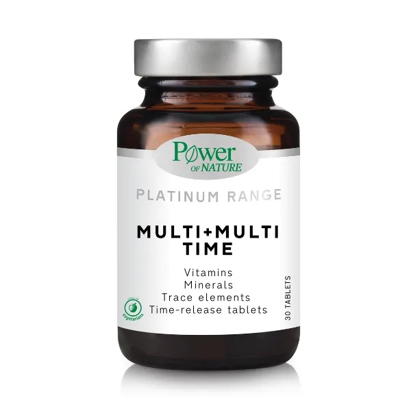 Multi + Multi Time Platinum, 30 tablete, Power of Nature