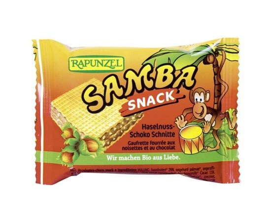 Napolitana snack Samba, 25g, Rapunzel