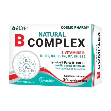 Natural B Complex, 30 capsule, Cosmopharm
