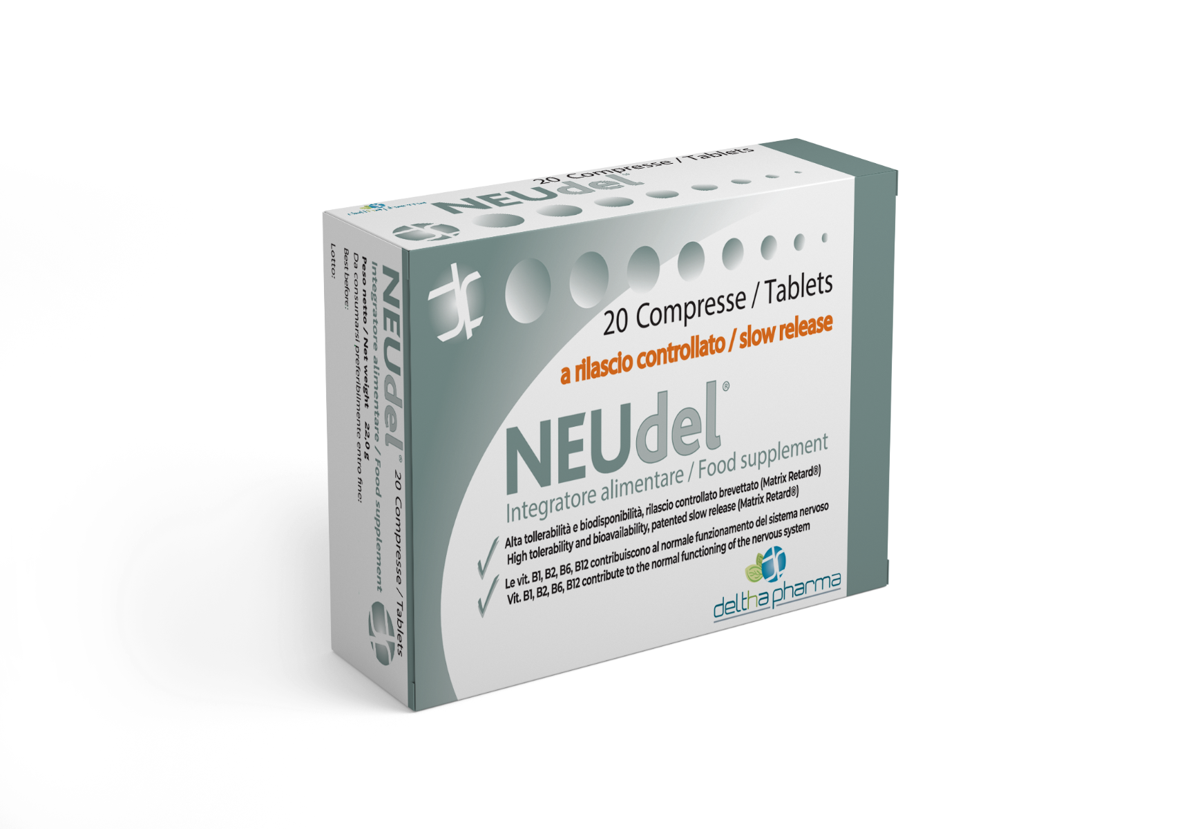 Neudel pentru sustinerea functiei nervoase, 20 tablete, Novo Pharma