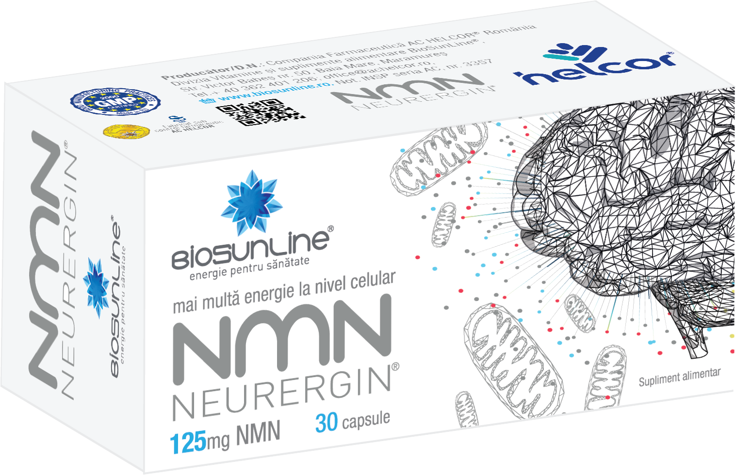 Neurergin NMN, Helcor | 30 capsule