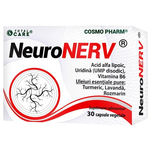 NEURONERV® – Suport avansat pentru sistemul nervos periferic cu Uridina & Acid Alfa-Lipoic - poza 1