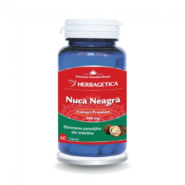 Nuca Neagra, 60 capsule, Herbagetica