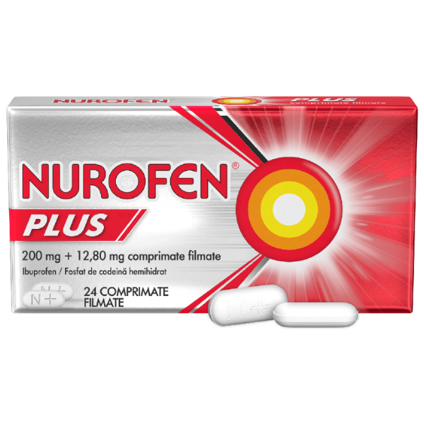 Nurofen Plus, Reckitt Benckiser | 24 comprimate