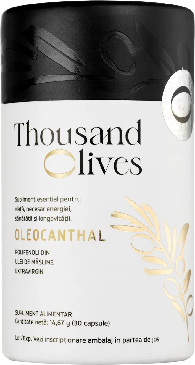 Oleocanthal 5mg, 30 capsule, Thousand Olives
