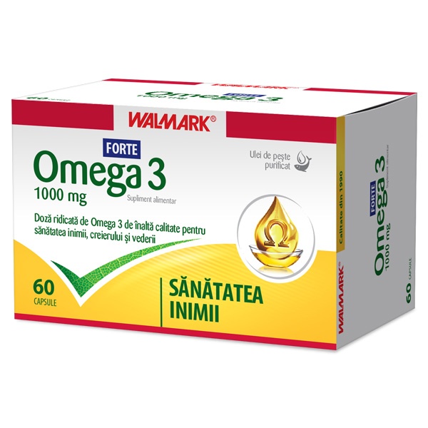 Omega 3 Forte 1000 mg , 60 capsule, Walmark