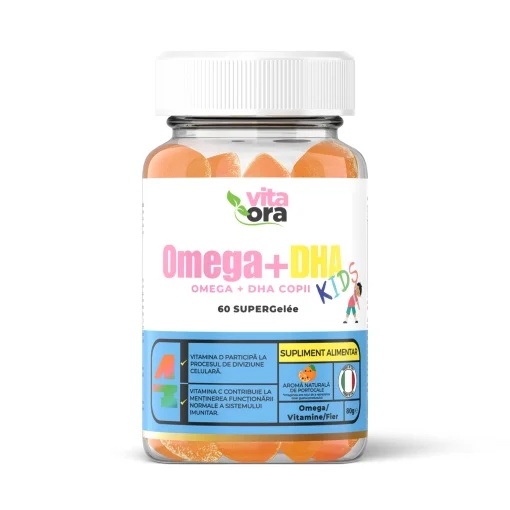 Omega+ DHA Kids, 60 jeleuri, Vita Ora