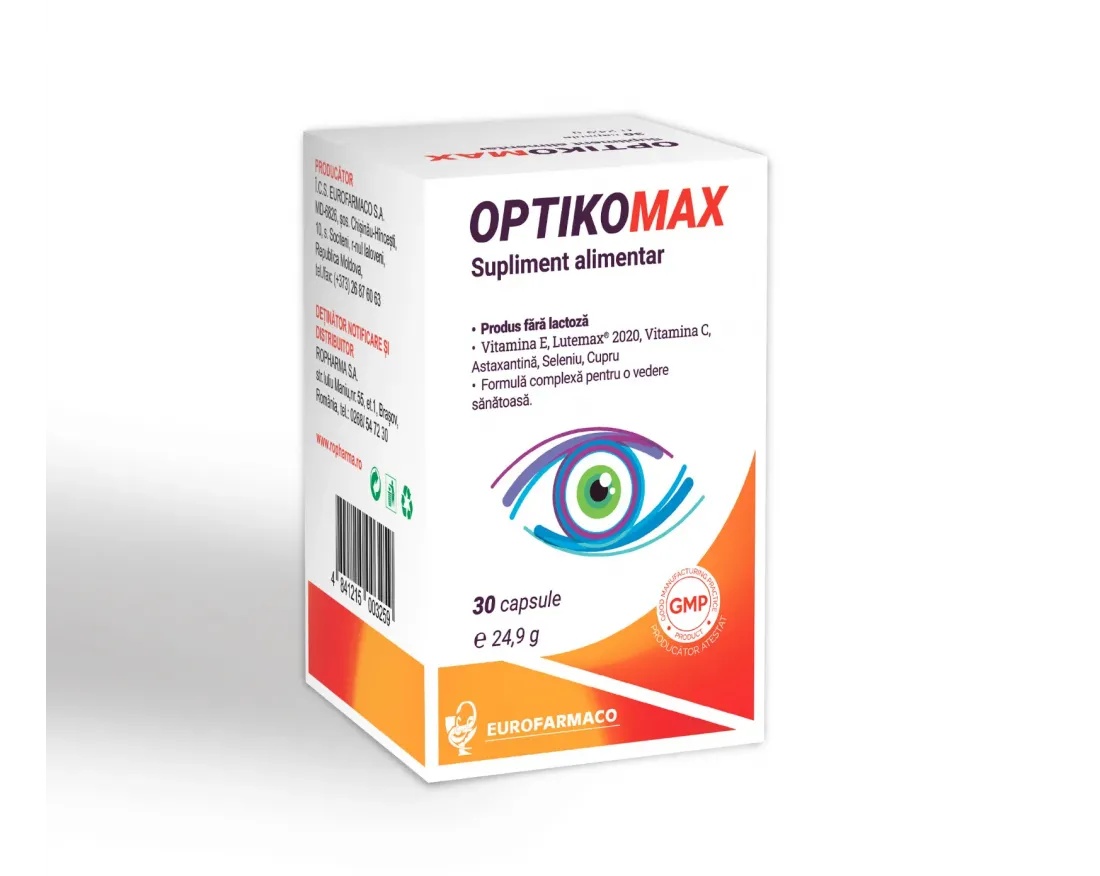Optikomax, 30 capsule, Eurofarmaco