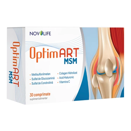 OptimART MSM, Novolife | 30 comprimate