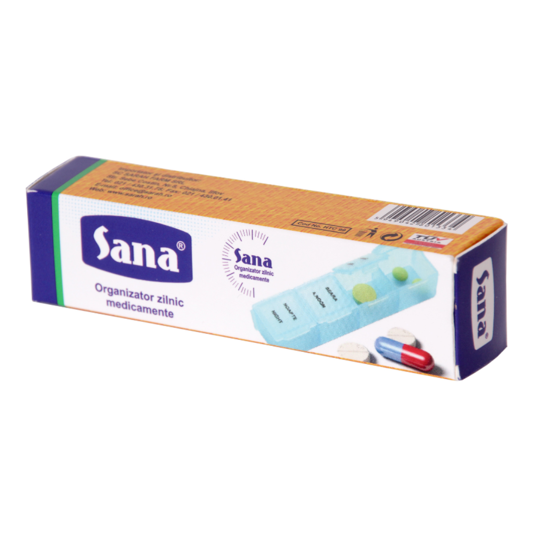 Organizator de medicamente zilnic, Sana