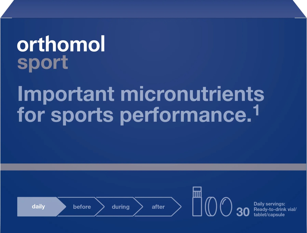 Orthomol Sport, 30 portii zilnice, Orthomol