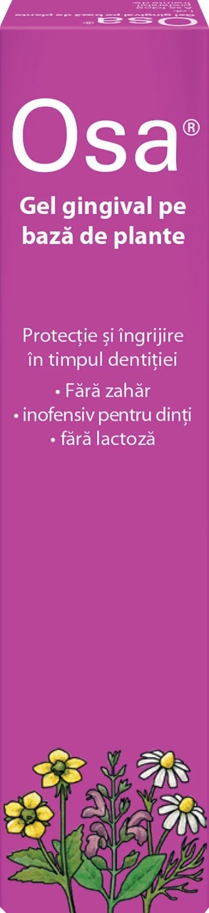 Osa gel gingival pe baza de plante, 20 g, Dr. A. & L. Schmidgall