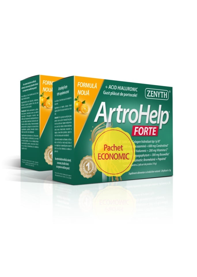 Pachet ArtroHelp Forte, 42 plicuri, Zenith - poza 1