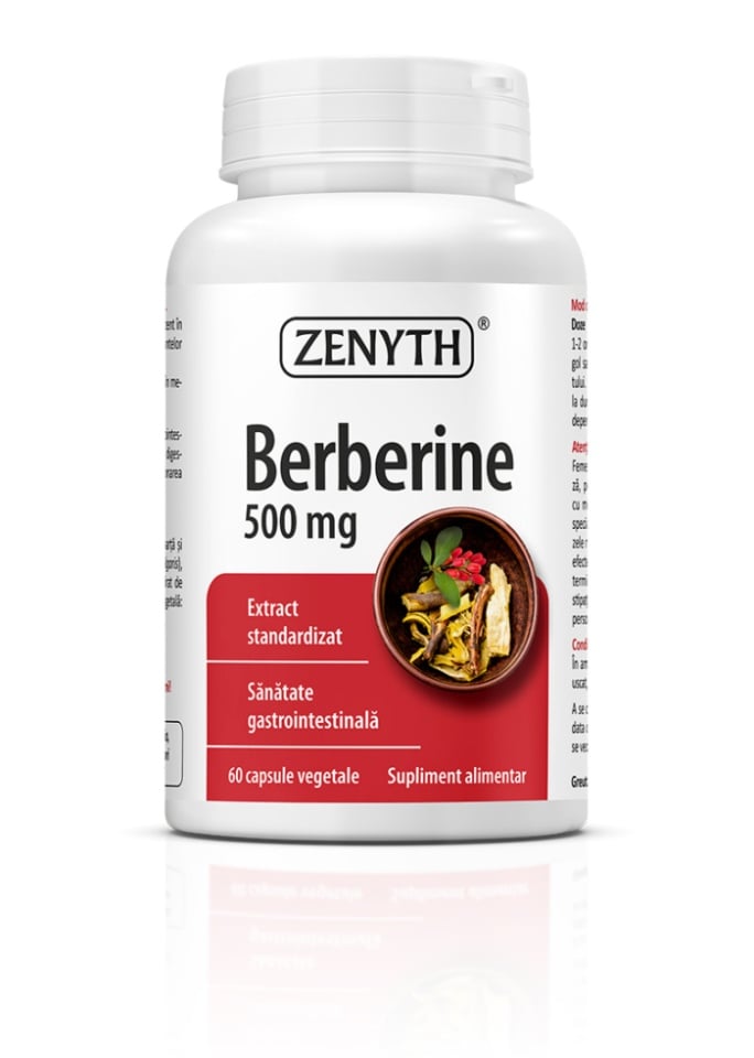 Pachet Berberină 500 mg și Oțet din cidru de mere, Zenyth - poza 2