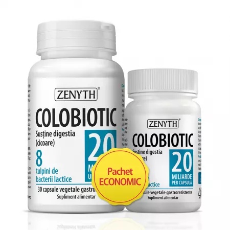 Pachet Colobiotic, 30 + 10 capsule cadou, Zenyth
