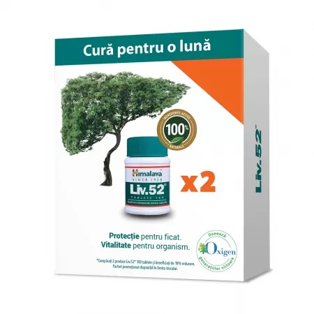 Pachet Liv 52, 100+100 tablete - Himalaya