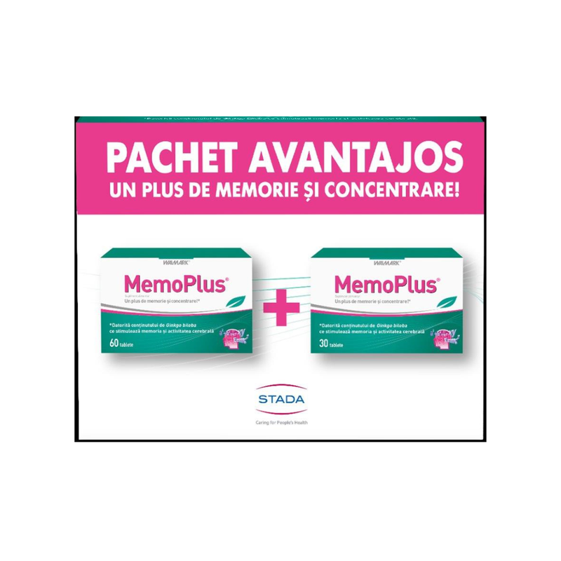 Pachet MemoPlus, Walmark | 60 + 30 tablete