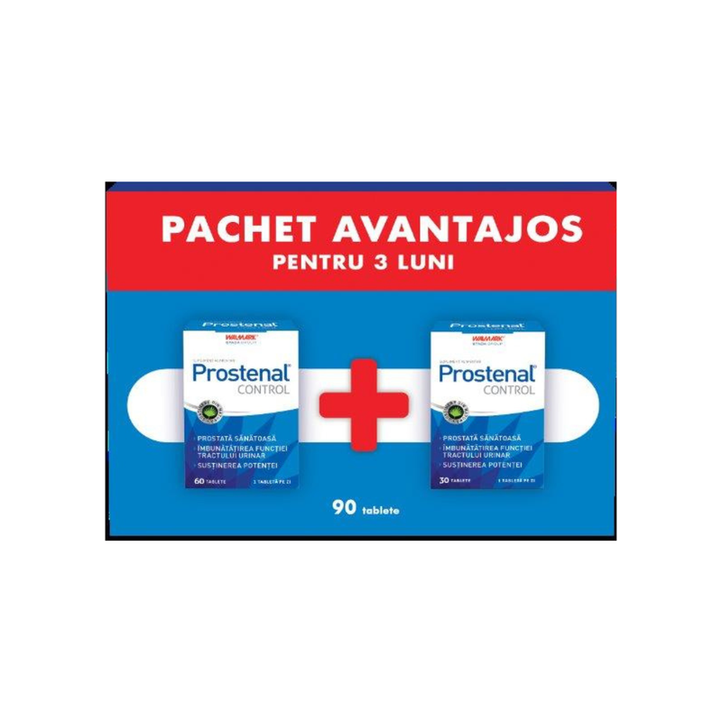 Pachet Prostenal Control X | 60 + 30 tablete, Walmark | 60 + 30 tablete