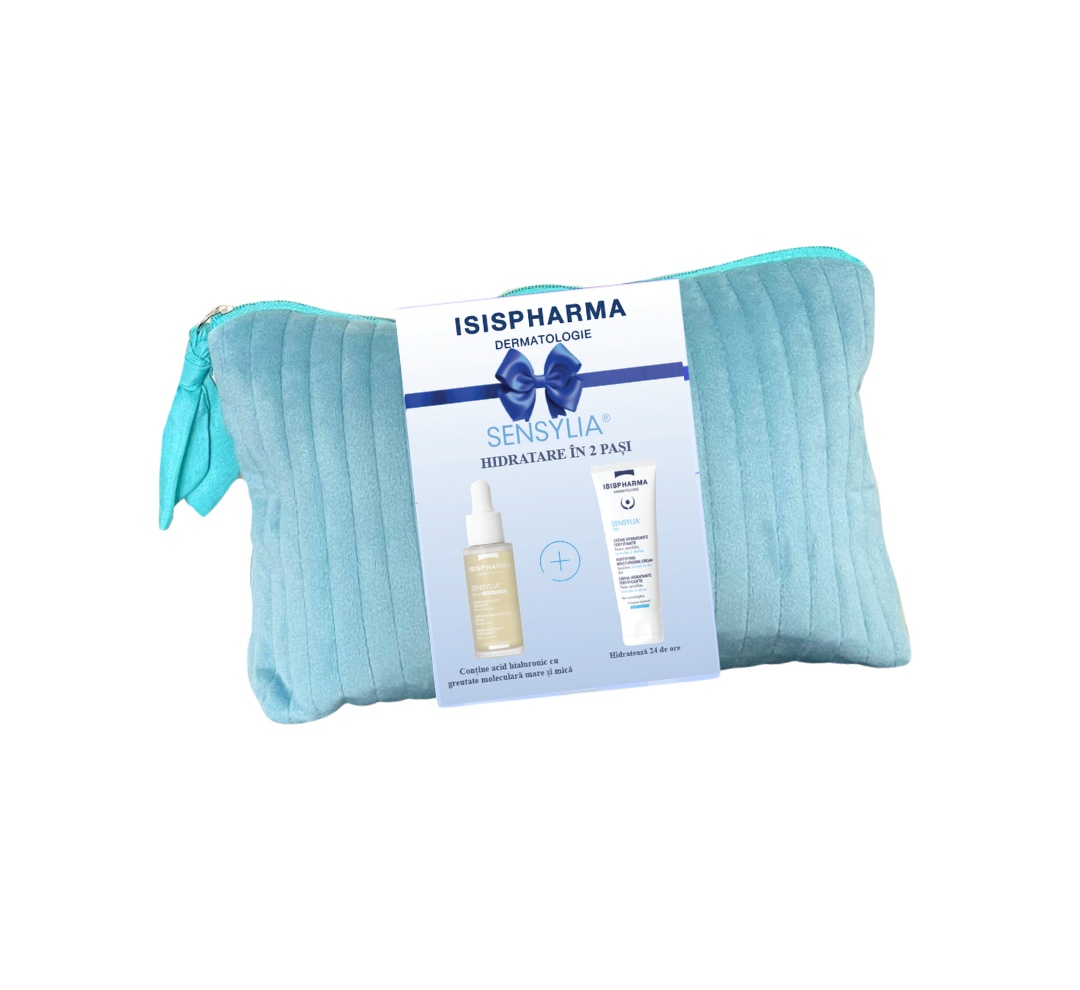 Pachet Sensylia – Pouch Vernil Catifea, Isispharma
