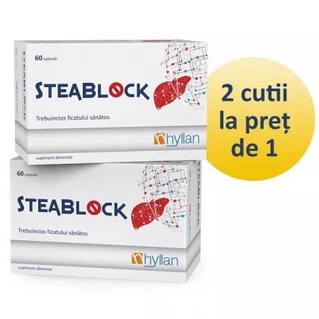 Pachet Steablock, 60 + 60 capsule, Hyllan