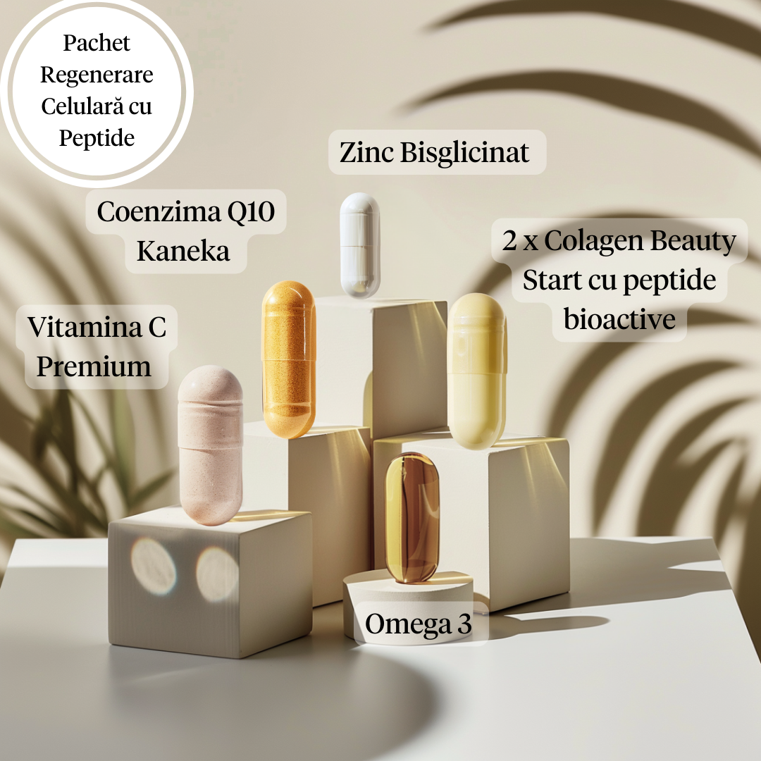 Pachet Suplimente pentru Regenerare Celulară cu Peptide