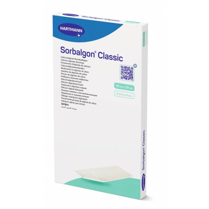 Pansament Sorbalgon Classic, 10x20 cm, 5 bucati, Hartmann