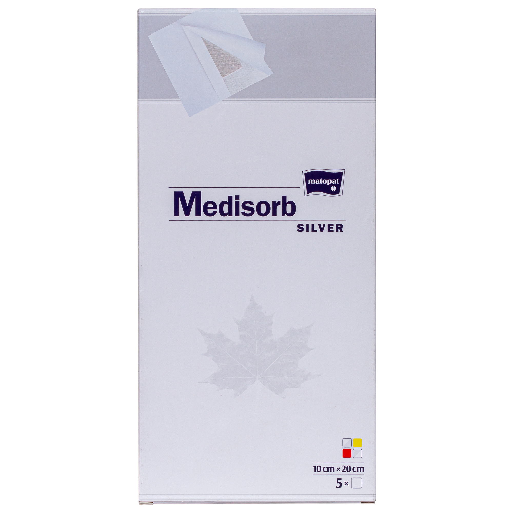 Pansament steril adeziv cu argint 10x20 cm, absorbant, 5 bucati