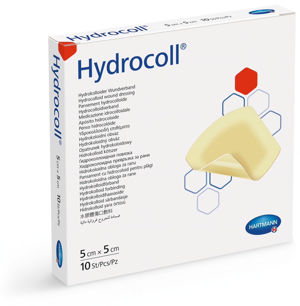 Pansamente hidrocoloid Hydrocoll 5x5 cm, 10 buc – Hartmann