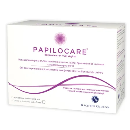 Papilocare gel vaginal, Gedeon Richter | 21 canule x 5 ml