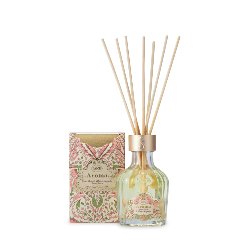 Parfum de camera Green Rose & Magnolie Alba, 100ml, Sabon