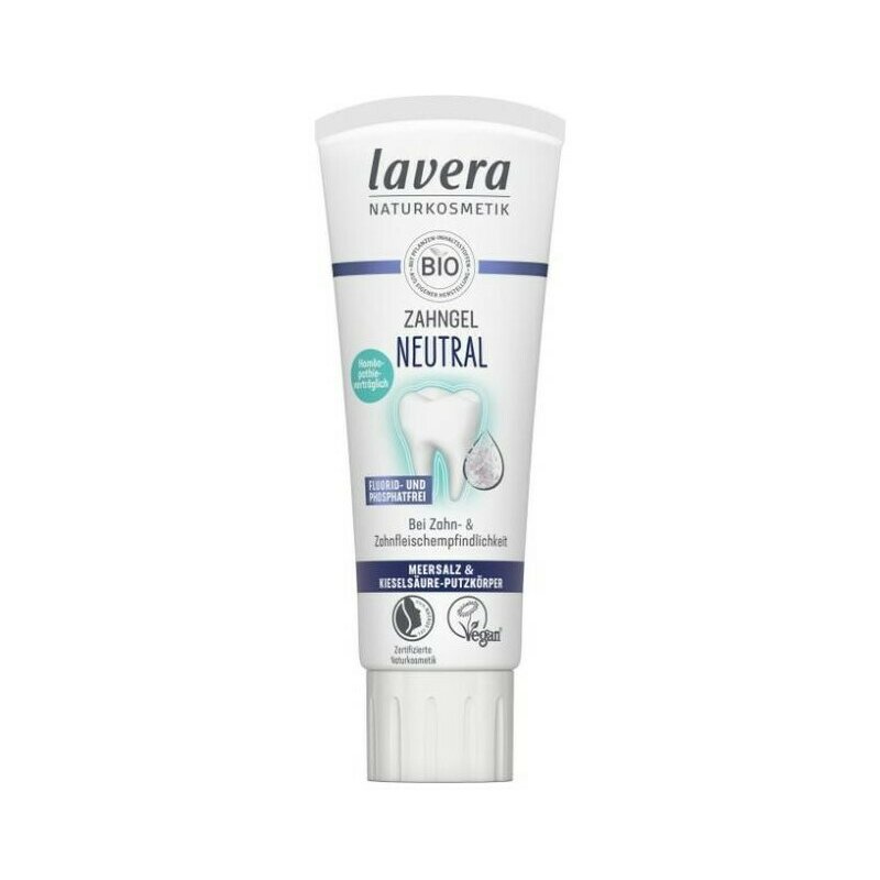 Pasta de dinti cu sare de mare si siliciu fara fluor Neutral 75ml Lavera
