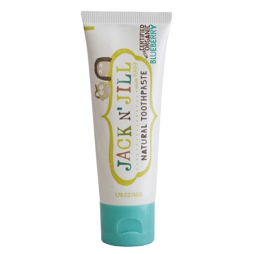 Pasta de dinti naturala pentru copii incepand cu +6 luni cu afine organice, 50g, Jack N' Jill Kids