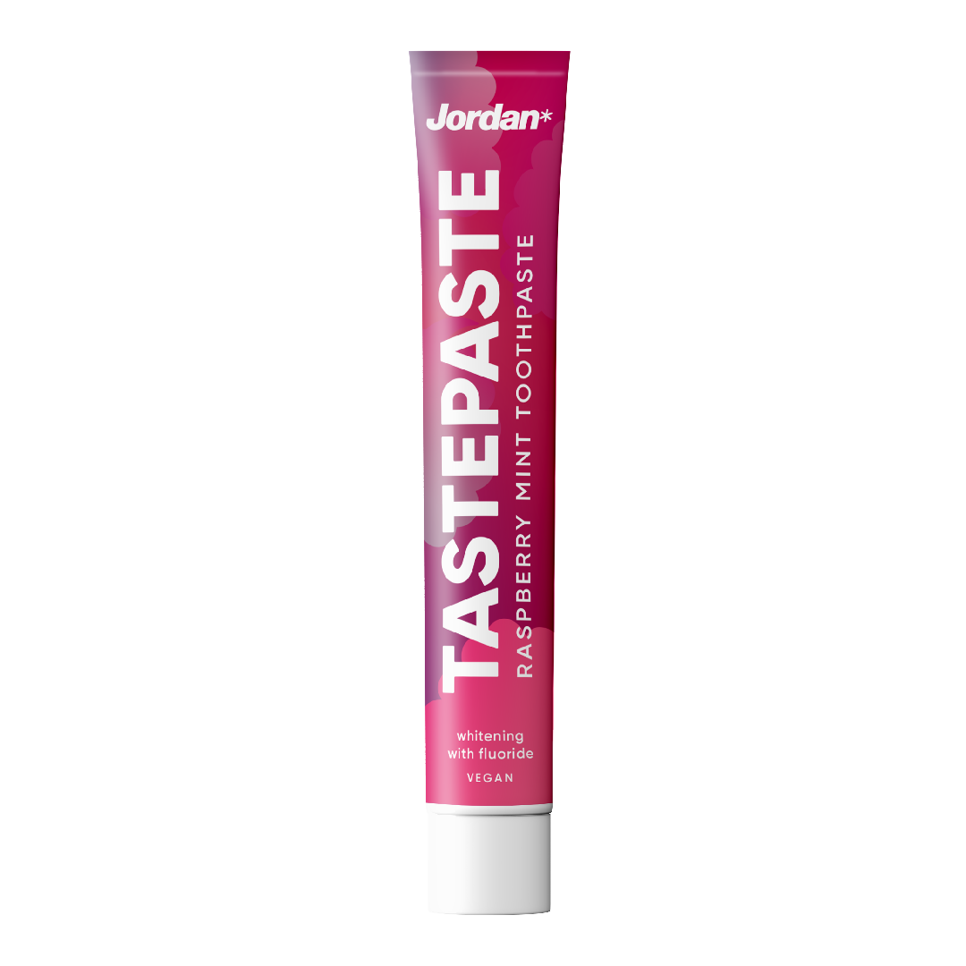 Pasta de dinti pentru adulti Rasberry Mint Tastepaste, 50 ml, Jordan