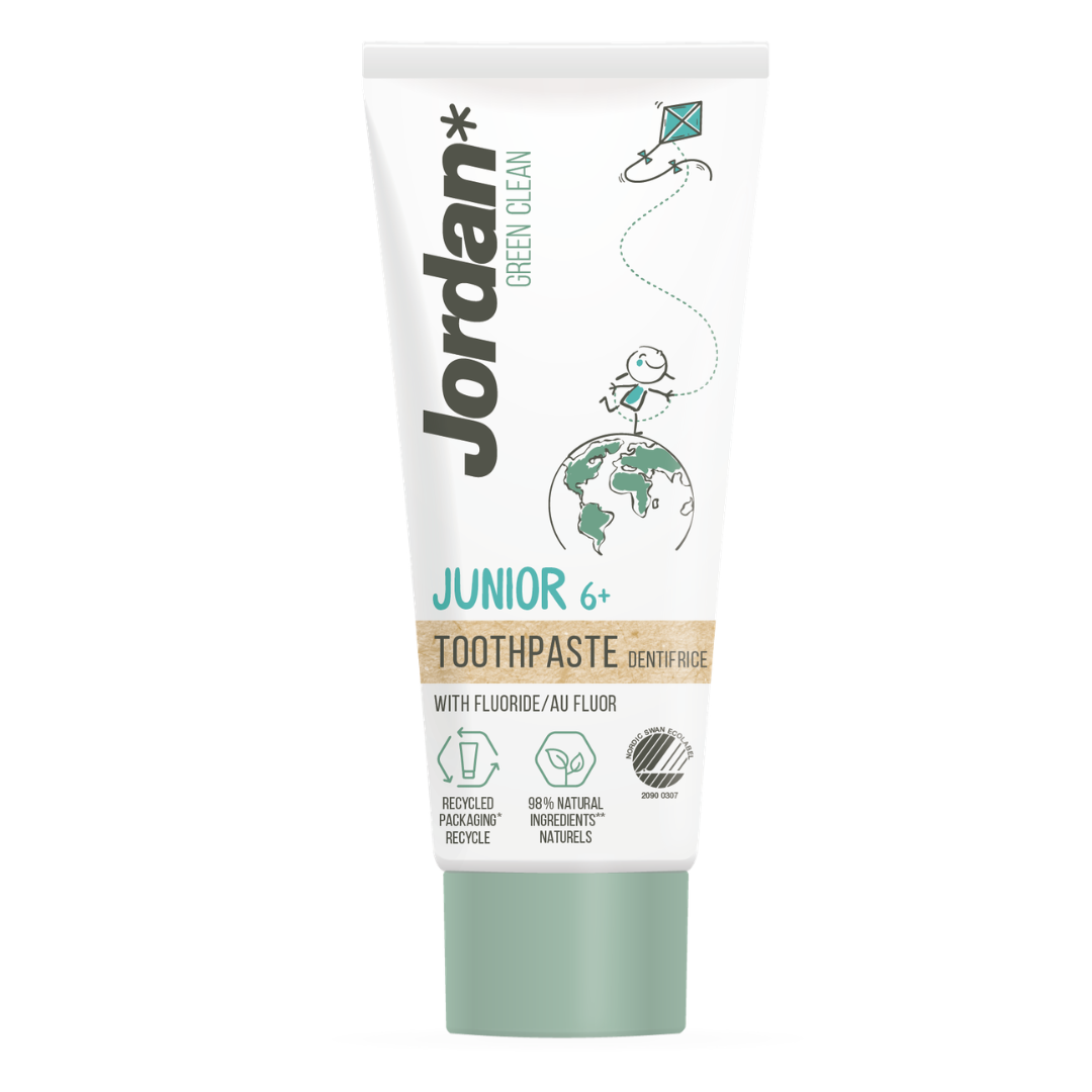 Pasta de dinti pentru copii Green Clean, 6-12 ani, 50 ml, Jordan