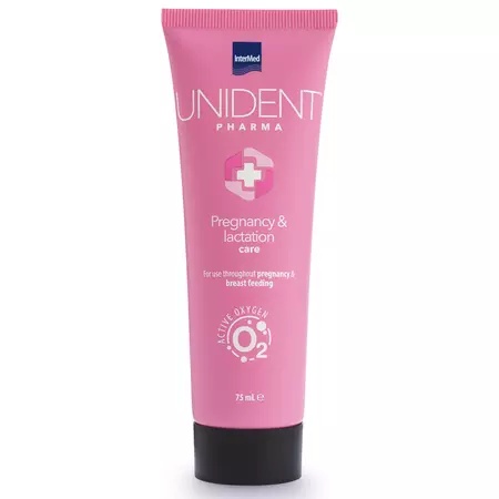 Pasta de dinti pentru perioada sarcinii si alaptarii Pregnancy & LactationCare, 75ml, Intermed