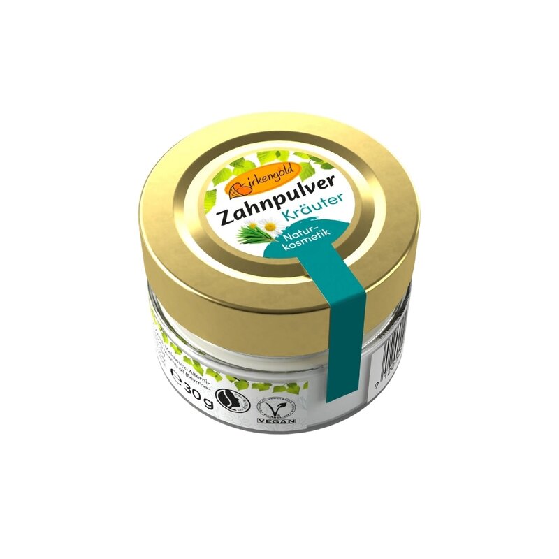 Pasta de dinti pudra cu musetel 30g Birkengold