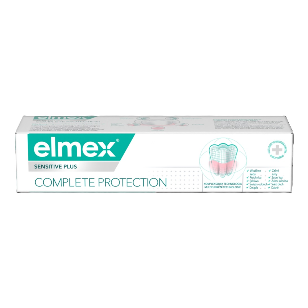 Pasta de dinti Sensitive Plus Complete Protection, 75 ml, Elmex
