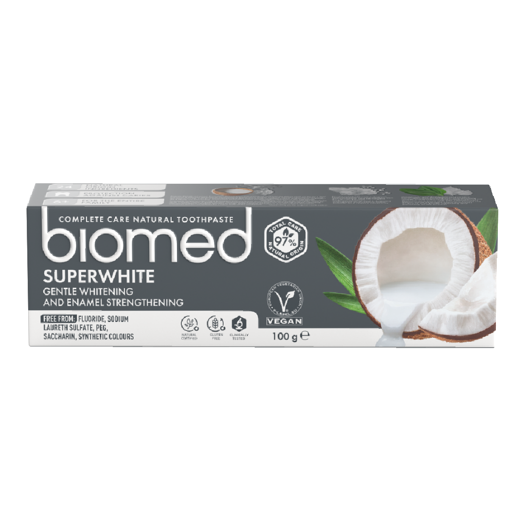 Pasta de dinti Superwhite, 100 g, Biomed